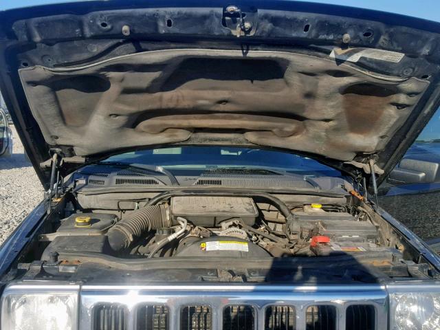 1J8HG48K87C663961 - 2007 JEEP COMMANDER BLACK photo 7