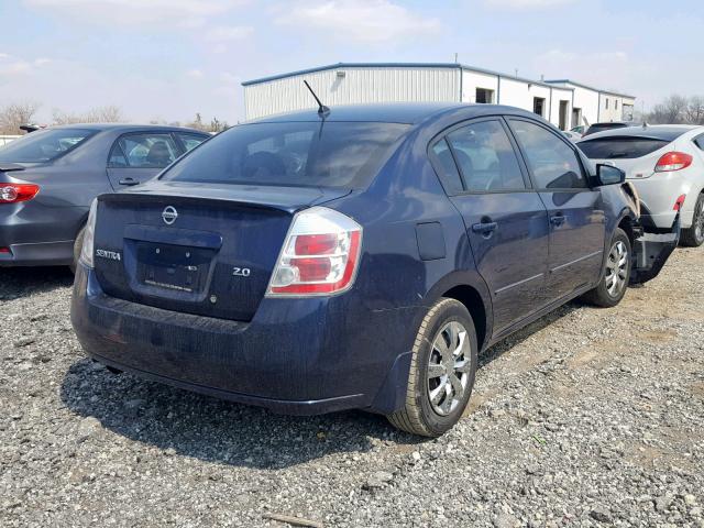 3N1AB61E87L699454 - 2007 NISSAN SENTRA 2.0 BLUE photo 4