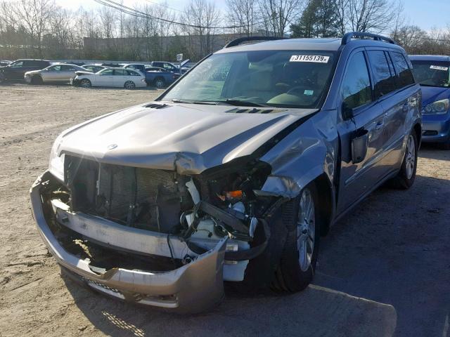 4JGBF71E77A202196 - 2007 MERCEDES-BENZ GL 450 4MA GRAY photo 2