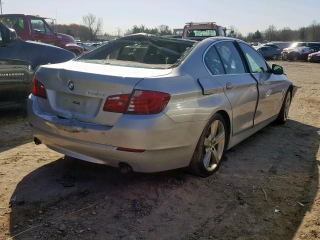 WBAFR7C55BC266547 - 2011 BMW 535 I SILVER photo 4