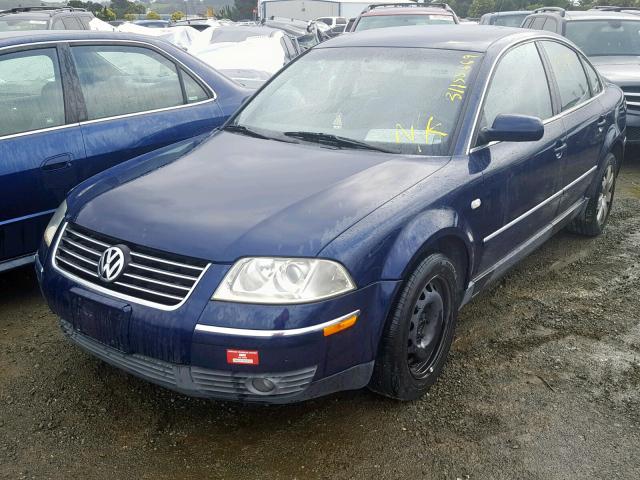 WVWTH63B11E157904 - 2001 VOLKSWAGEN PASSAT GLX 蓝色 照片 2