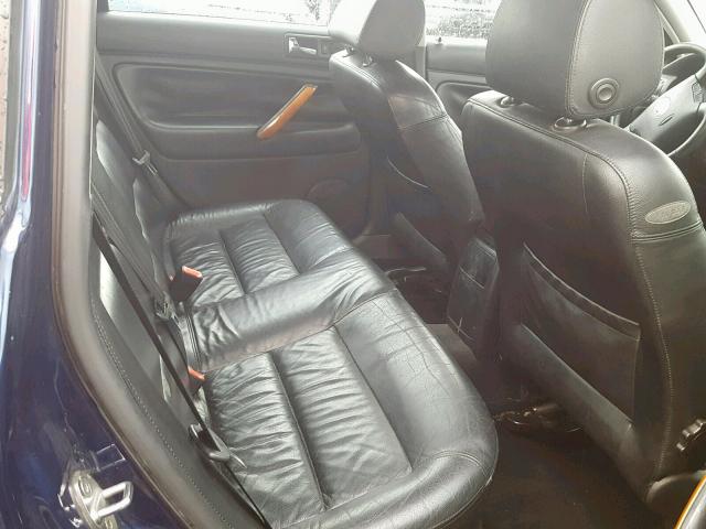 WVWTH63B11E157904 - 2001 VOLKSWAGEN PASSAT GLX 蓝色 照片 6