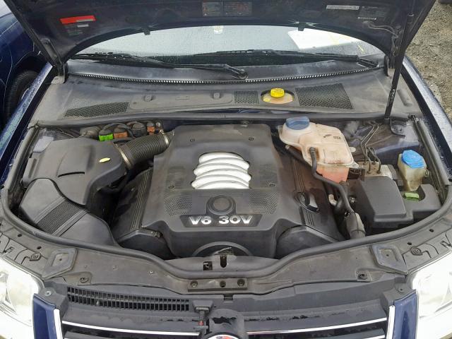 WVWTH63B11E157904 - 2001 VOLKSWAGEN PASSAT GLX 蓝色 照片 7