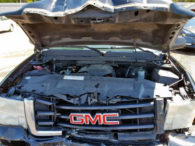 2GTEK13M671537264 - 2007 GMC NEW SIERRA BLACK photo 7