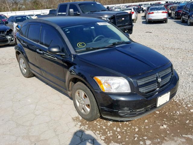 1B3HB28C28D595592 - 2008 DODGE CALIBER BLACK photo 1