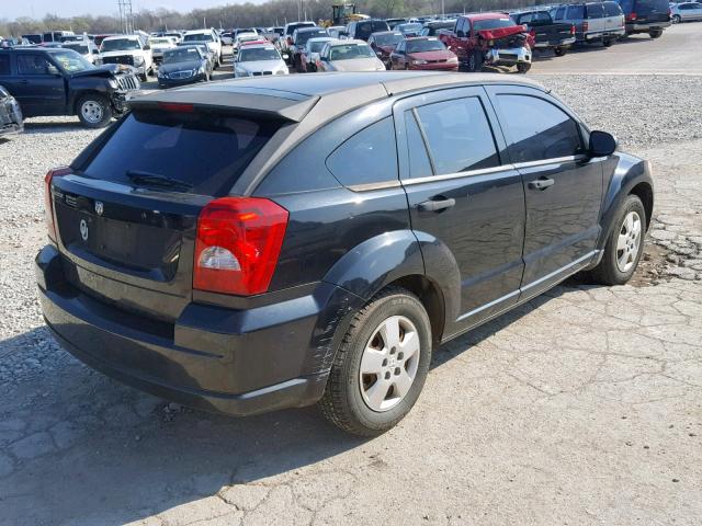 1B3HB28C28D595592 - 2008 DODGE CALIBER BLACK photo 4