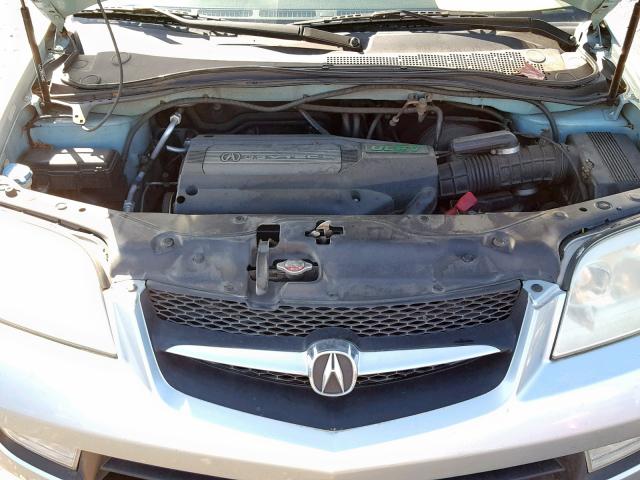 2HNYD18842H534134 - 2002 ACURA MDX TOURIN BLUE photo 7