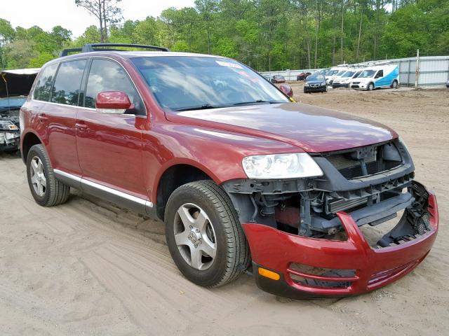 WVGBC67L24D012244 - 2004 VOLKSWAGEN TOUAREG 3. MAROON photo 1