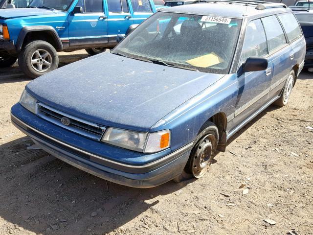 JF2BJ63C9LH934065 - 1990 SUBARU LEGACY L BLUE photo 2