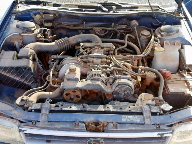 JF2BJ63C9LH934065 - 1990 SUBARU LEGACY L BLUE photo 7