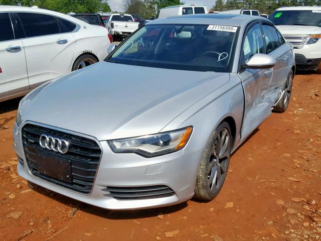 WAUGFAFC0FN002800 - 2015 AUDI A6 PREMIUM SILVER photo 2