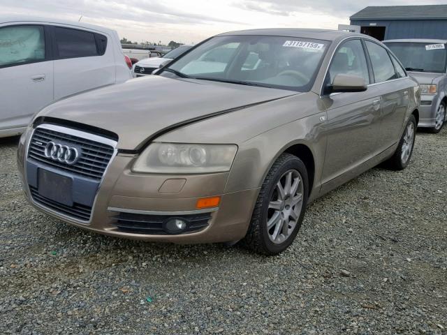 WAUDG74F55N069696 - 2005 AUDI A6 3.2 QUA BEIGE photo 2