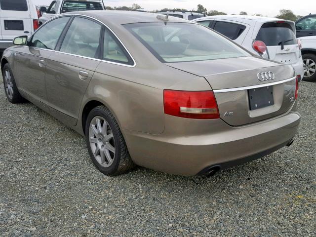 WAUDG74F55N069696 - 2005 AUDI A6 3.2 QUA BEIGE photo 3