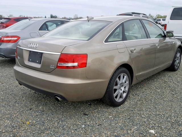 WAUDG74F55N069696 - 2005 AUDI A6 3.2 QUA BEIGE photo 4