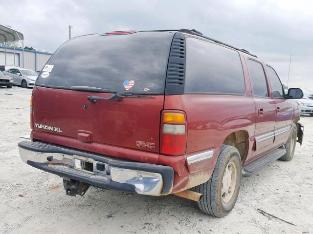 1GKEC16Z02J182731 - 2002 GMC YUKON XL C MAROON photo 4