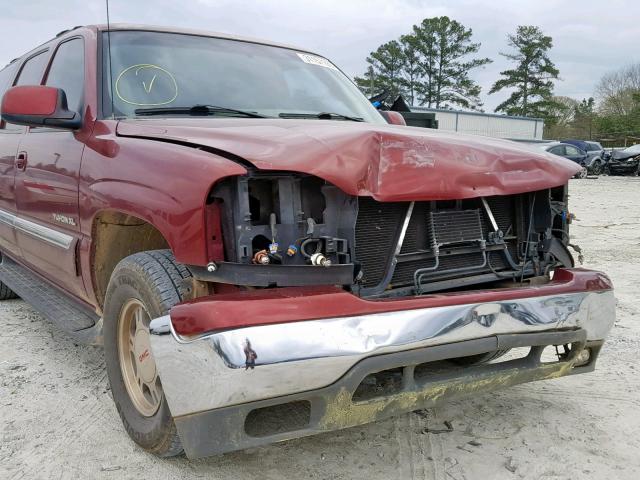 1GKEC16Z02J182731 - 2002 GMC YUKON XL C MAROON photo 9