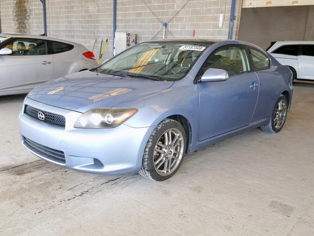 JTKDE167390279110 - 2009 TOYOTA SCION TC BLUE photo 2