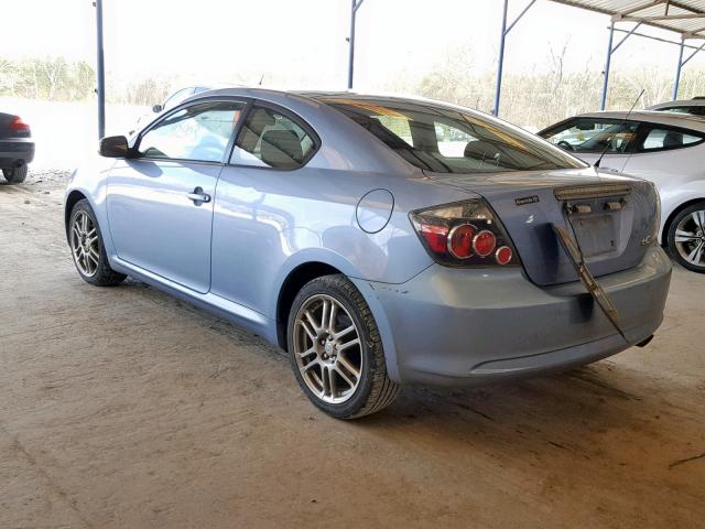 JTKDE167390279110 - 2009 TOYOTA SCION TC BLUE photo 3