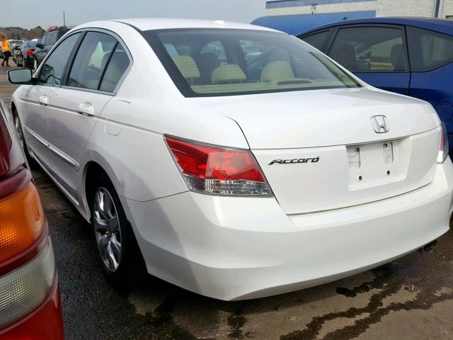 1HGCP2F80AA080639 - 2010 HONDA ACCORD EXL WHITE photo 3