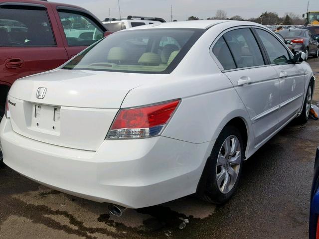 1HGCP2F80AA080639 - 2010 HONDA ACCORD EXL WHITE photo 4