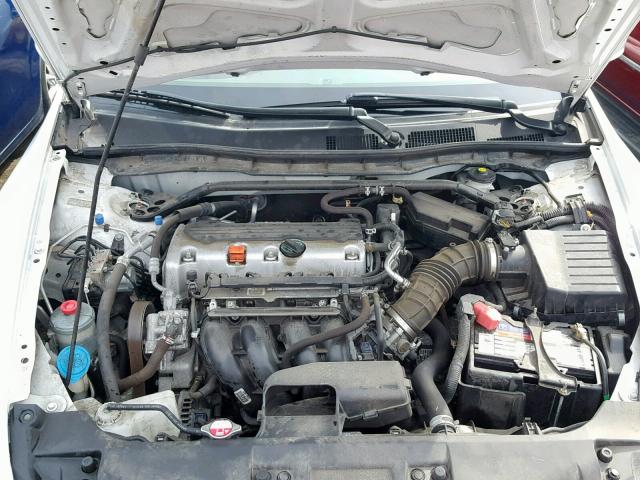 1HGCP2F80AA080639 - 2010 HONDA ACCORD EXL WHITE photo 7