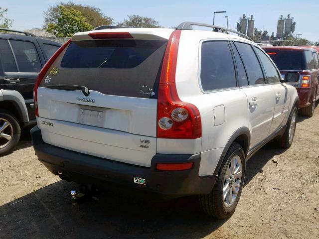 YV4CZ852461281408 - 2006 VOLVO XC90 V8 WHITE photo 4