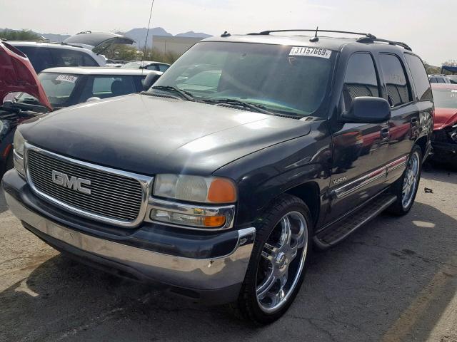 1GKEC13T53R211059 - 2003 GMC YUKON BLACK photo 2