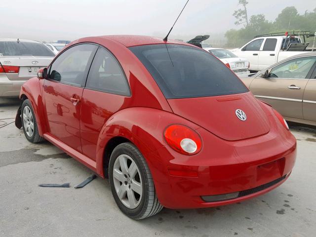 3VWRW31C17M513486 - 2007 VOLKSWAGEN NEW BEETLE წითელი ფოტო 3
