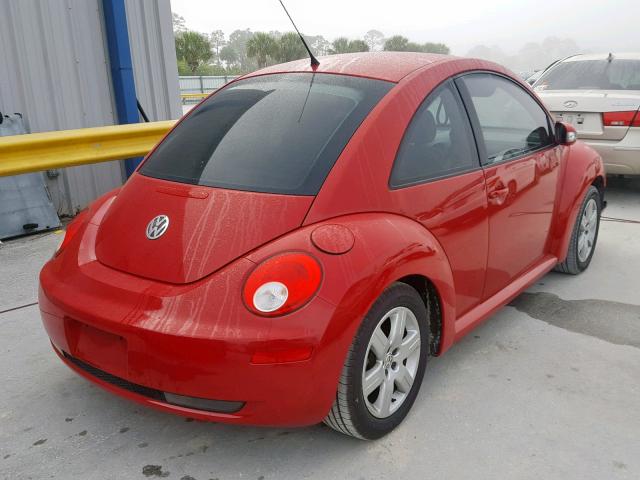 3VWRW31C17M513486 - 2007 VOLKSWAGEN NEW BEETLE წითელი ფოტო 4