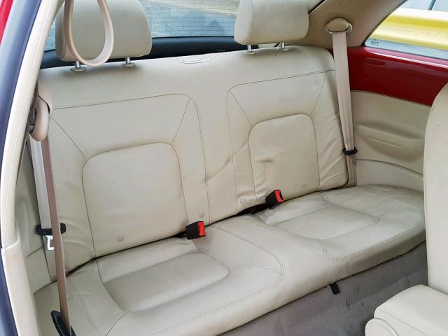 3VWRW31C17M513486 - 2007 VOLKSWAGEN NEW BEETLE წითელი ფოტო 6