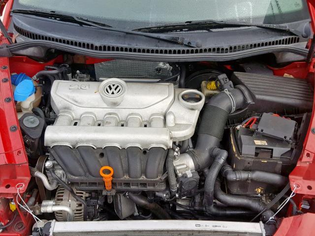 3VWRW31C17M513486 - 2007 VOLKSWAGEN NEW BEETLE წითელი ფოტო 7