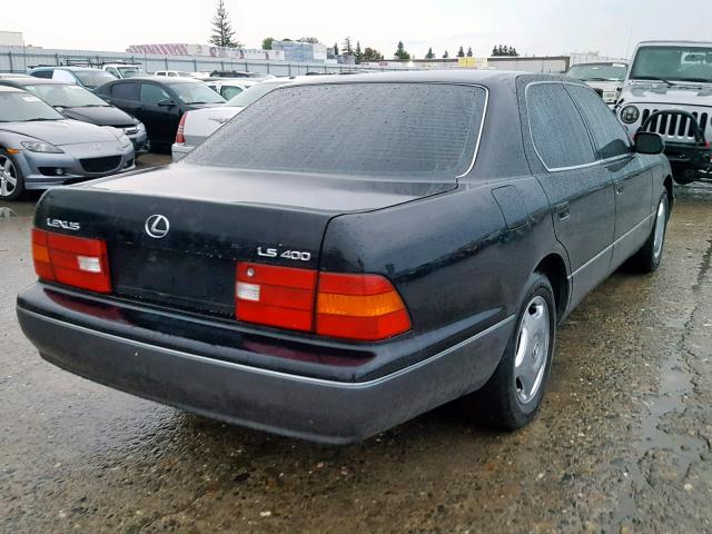 JT8BH28F9Y0168137 - 2000 LEXUS LS 400 BLACK photo 4