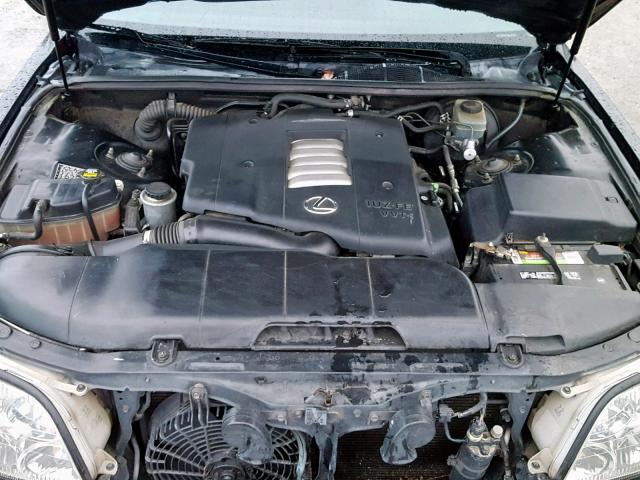 JT8BH28F9Y0168137 - 2000 LEXUS LS 400 BLACK photo 7