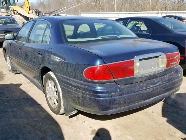 1G4HP52KX44162500 - 2004 BUICK LESABRE CU BLUE photo 3