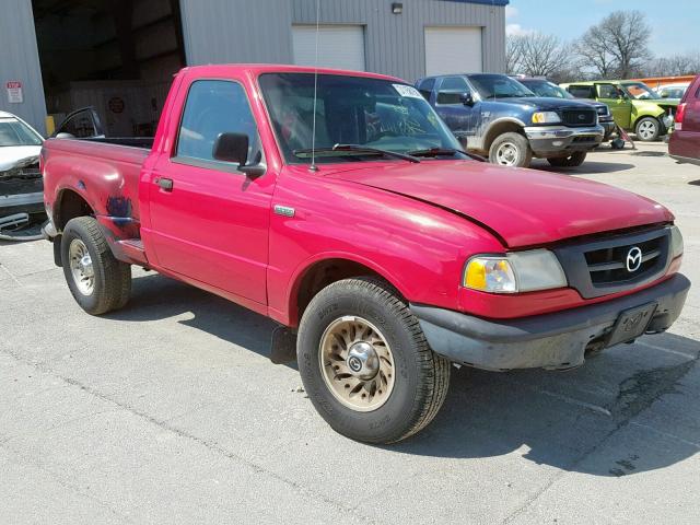 4F4YR12D72TM16375 - 2002 MAZDA B2300 RED photo 1