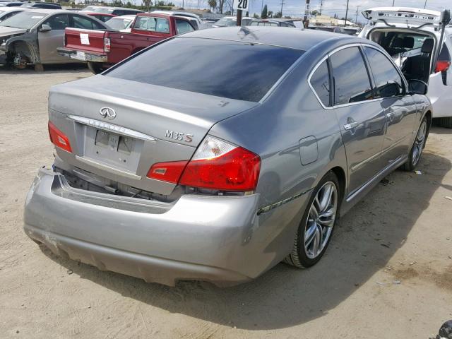 JNKAY01E38M604670 - 2008 INFINITI M35 BASE GRAY photo 4