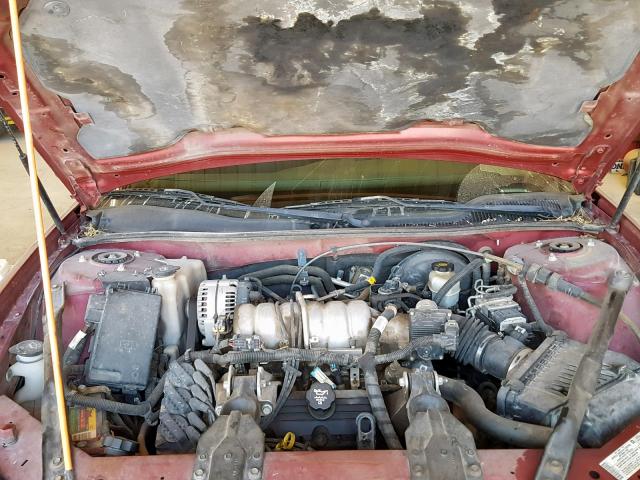 2G2WP522441146465 - 2004 PONTIAC GRAND PRIX RED photo 7