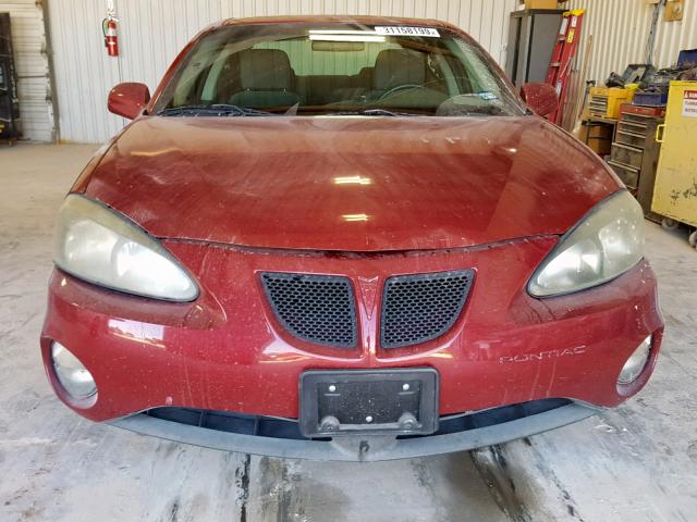 2G2WP522441146465 - 2004 PONTIAC GRAND PRIX RED photo 9