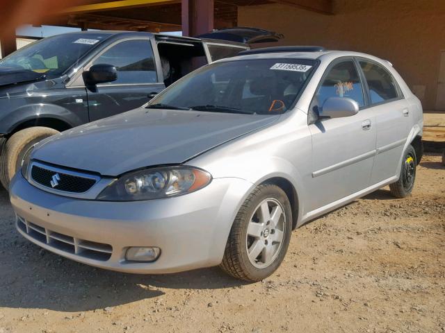 KL5JJ66Z55K152447 - 2005 SUZUKI RENO LX SILVER photo 2