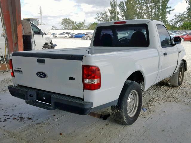 1FTYR10D93PB72444 - 2003 FORD RANGER WHITE photo 4