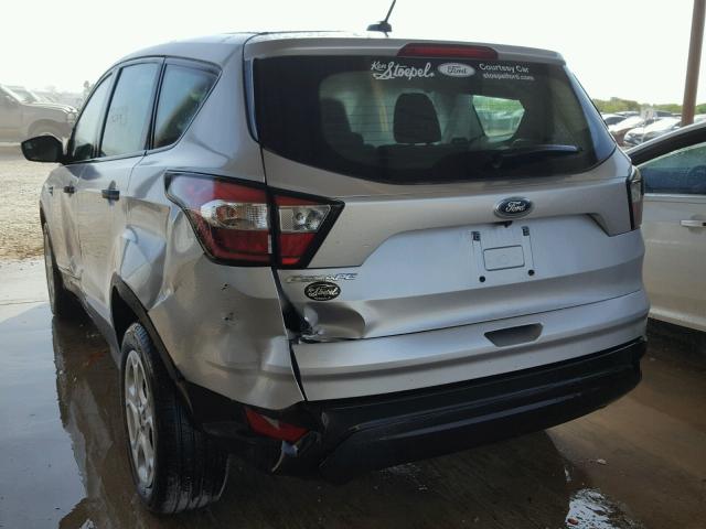 1FMCU0F70JUD20057 - 2018 FORD ESCAPE S SILVER photo 3