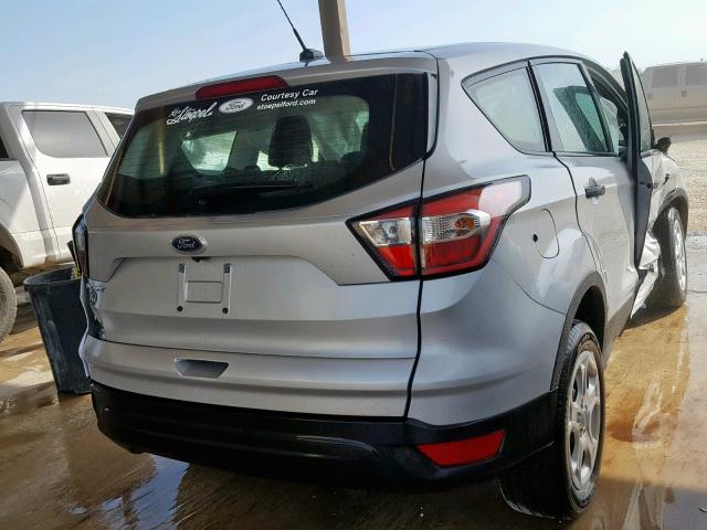 1FMCU0F70JUD20057 - 2018 FORD ESCAPE S SILVER photo 4