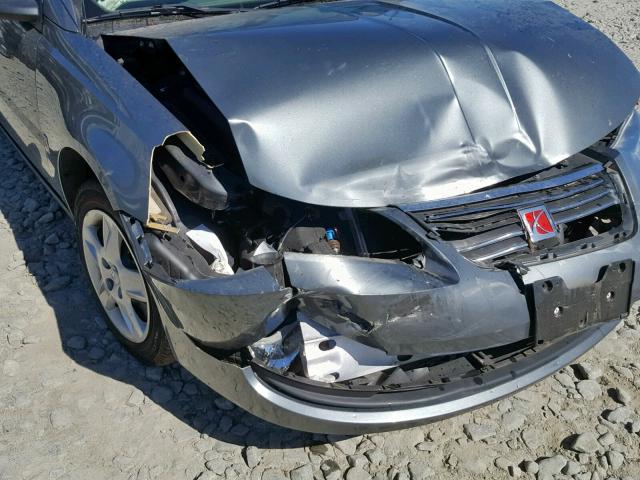 1G8AJ55F17Z164644 - 2007 SATURN ION LEVEL GRAY photo 9
