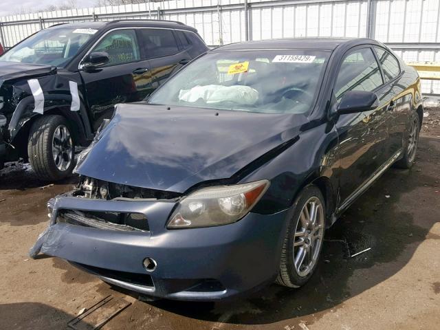 JTKDE167760143249 - 2006 TOYOTA SCION TC BLACK photo 2