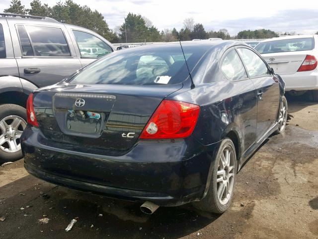 JTKDE167760143249 - 2006 TOYOTA SCION TC BLACK photo 4