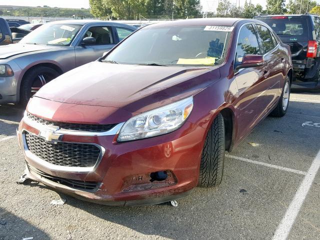 1G11C5SL9EF279574 - 2014 CHEVROLET MALIBU 1LT 栗色 照片 2