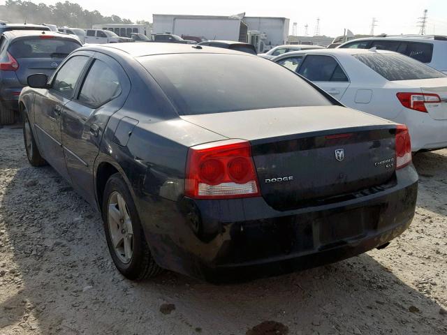 2B3CA3CV9AH253769 - 2010 DODGE CHARGER SX BLACK photo 3