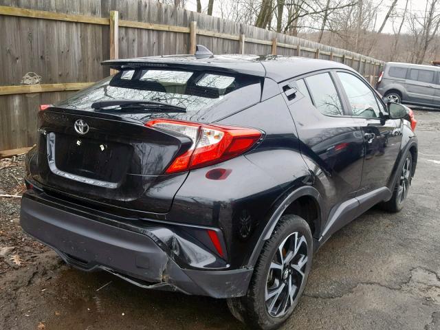 NMTKHMBX9JR007822 - 2018 TOYOTA C-HR XLE BLACK photo 4