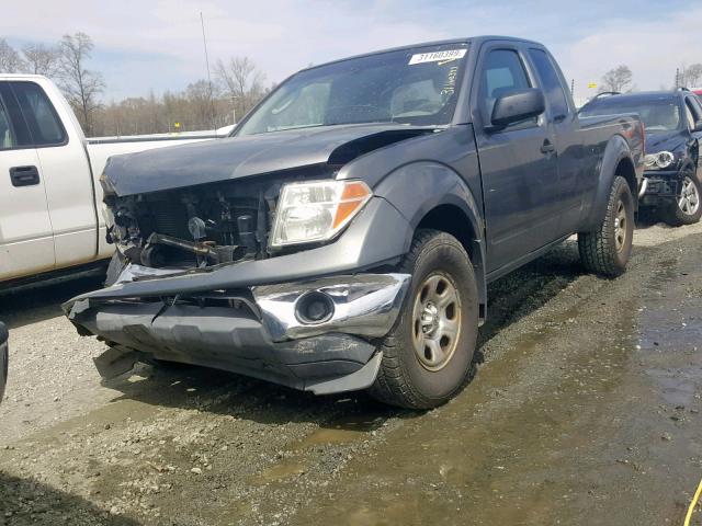 1N6AD06WX5C425958 - 2005 NISSAN FRONTIER K GRAY photo 2