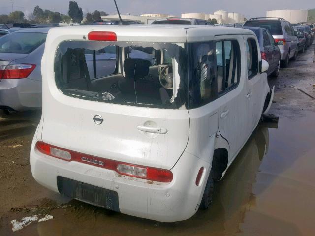 JN8AZ28R09T124584 - 2009 NISSAN CUBE BASE WHITE photo 4